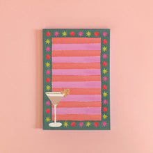 Load image into Gallery viewer, Gingerbread Martini Notepad | Holiday Cocktail Notepad