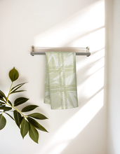 Load image into Gallery viewer, Fresh Out Plaid Foliage Illusion Kitchen Tea Towel