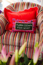 Load image into Gallery viewer, Turn Down Needlepoint Pillow