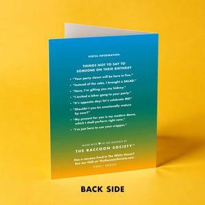 Just THIS Birthday Card