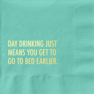 Day Drinking Cocktail Napkin (Robins Egg)