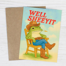 Load image into Gallery viewer, Well Sheeyit - Funny Just Because Card
