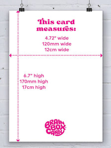 Tinsel Tits Greetings Card