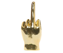 Load image into Gallery viewer, Gold Middle Finger Tabletop-9&quot; Tall