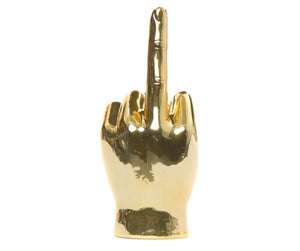 Gold Middle Finger Tabletop-9" Tall