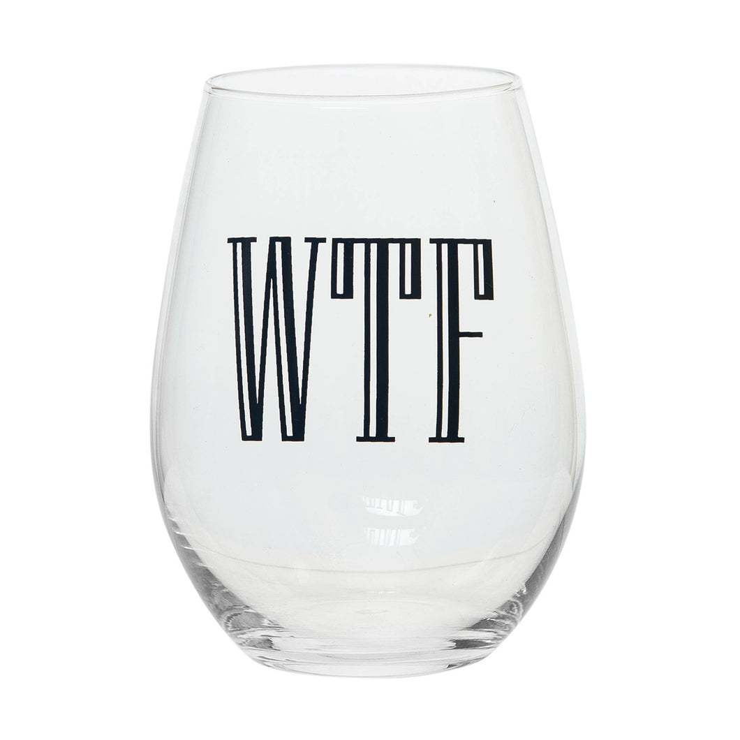 Clear WTF Wine Glass