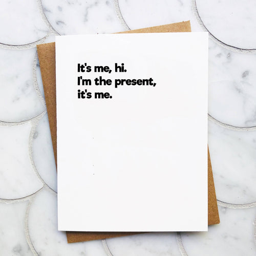 It's Me Hi - Taylor Funny Christmas Card - Holiday Card