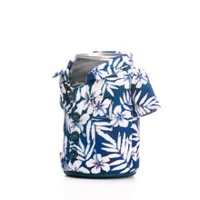 Load image into Gallery viewer, The Aloha - 12 oz Insulated Can Sleeve - Sailor Blue Floral