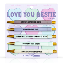 Load image into Gallery viewer, Love You Bestie - Pen Set - Gift, Birthday