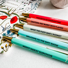 Load image into Gallery viewer, Hotter Than Ever - Menopause Pen Set - Funny Gift for Her