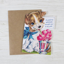 Load image into Gallery viewer, Funny Relationship Valentine Card - Milkshake Theme