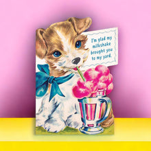 Load image into Gallery viewer, Funny Relationship Valentine Card - Milkshake Theme