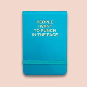 People I Want To Punch In The Face - Leatherette Journal