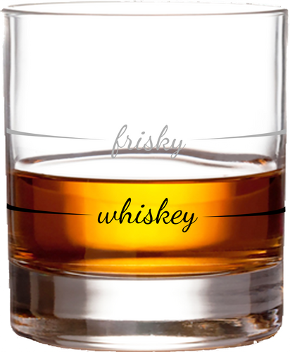Frisky Whiskey Tumbler | Mens Gifts | Glassware | Bourbon