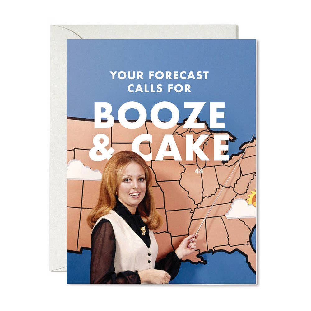 Booze and Cake Card