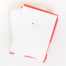 Load image into Gallery viewer, I Fucking Love You Letterpress Greeting Card