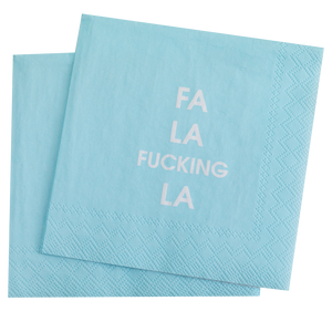 Fa La Fucking La - Holiday Cocktail Napkins