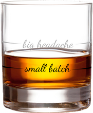 Load image into Gallery viewer, Small Batch Tumbler | Mens Gifts | Glassware | Bourbon