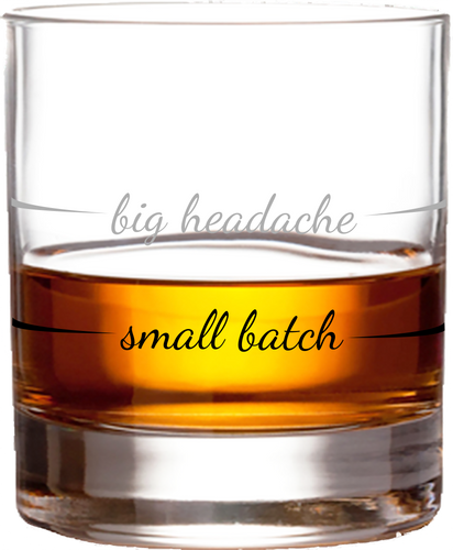 Small Batch Tumbler | Mens Gifts | Glassware | Bourbon