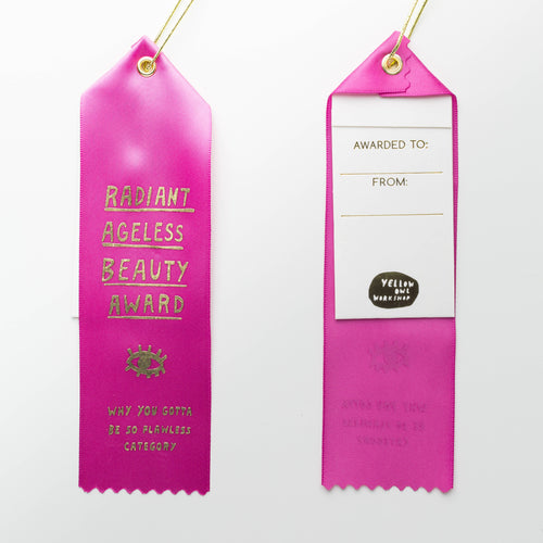 Radiant Ageless Beauty Award Ribbon