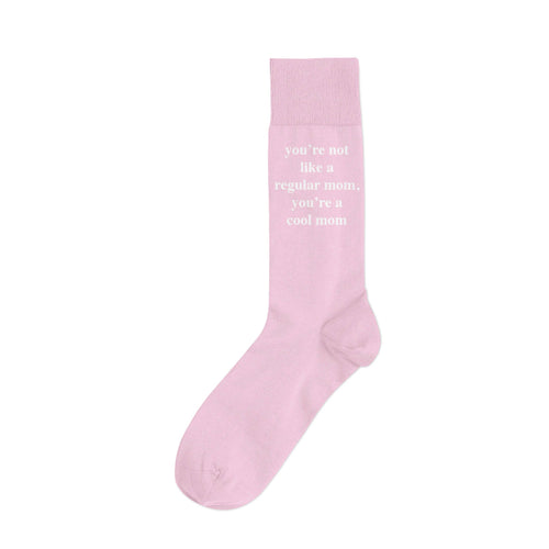 You're Not Like A Regular Mom Socks - Pink Women's Socks