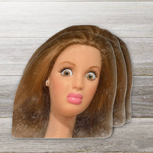 Load image into Gallery viewer, Funny Doll Face – Vinyl Sticker
