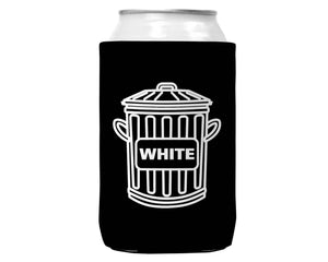 "White Trash neoprene can cooler"

"Funny 12oz drink koozie with 'White Trash' design"

"Humorous beverage holder for beer and soda cans"
