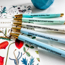 Load image into Gallery viewer, Antisocial Social Club - Pen Set - Funny Gift