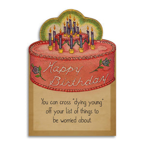 Funny Sarcastic Happy Birthday Card