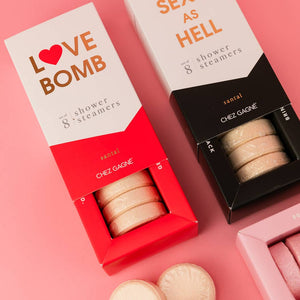 Love Bomb Shower Steamers - Santal - Set of 8 Tabs