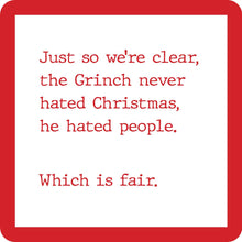 Load image into Gallery viewer, COASTER Grinch Christmas | Funny Party Gift | Home Bar Decor