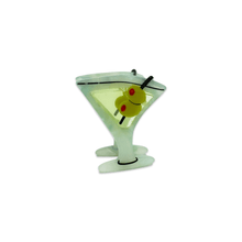 Load image into Gallery viewer, Mini Martini Hair Claw Clip