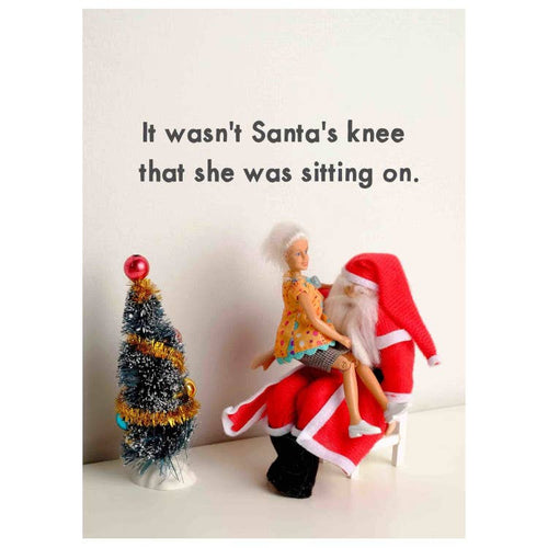 Santas Knee Card