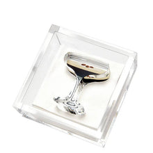 Load image into Gallery viewer, COCKTAIL NAPKIN HOLDER - ESPRESSO MARTINI