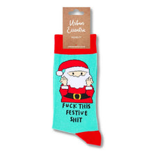 Load image into Gallery viewer, Unisex Fuck This Festive Shit Socks