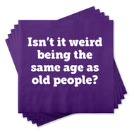 Funny Cocktail Napkins - Isn't It Weird