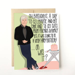 Keith Morrison Dateline Parody Funny Birthday Card