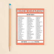 Load image into Gallery viewer, Bitch Citation Nifty Note Pad
