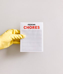 Fucking Chores Notepad