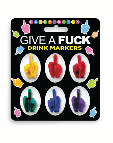FU Finger Cocktail Markers Set of 6