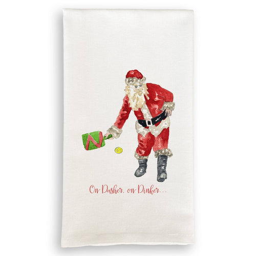 Pickleball Santa Towel