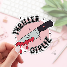 Load image into Gallery viewer, Thriller Girlie Stickers / Bookish Stickers / Book Lover