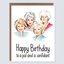 Load image into Gallery viewer, Golden Friendship | Pop Culture Birthday Card
