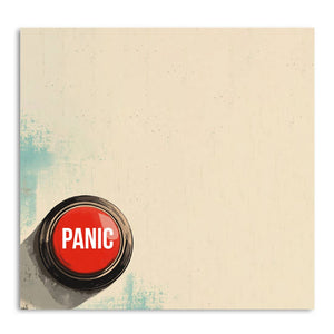 Panic Button - Funny Office Sticky Note Pad