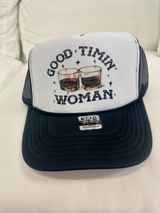 Good Timin Woman Trucker Hat