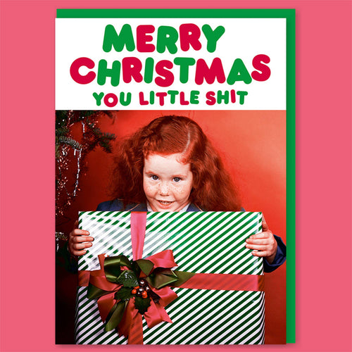 You Little Sh*t Christmas Greeting Card