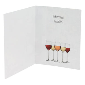 Birthday Wine Card