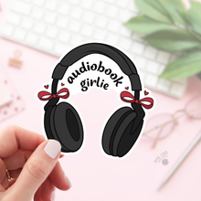 Load image into Gallery viewer, Audiobook Girlie Stickers / Bookish Stickers / Book Lover