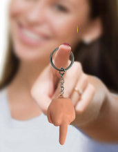 Load image into Gallery viewer, Super Fun Middle Finger Key Chain