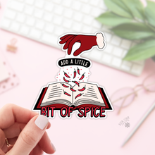 Load image into Gallery viewer, Add a Little Bit of Spice Stickers / Bookish Stickers